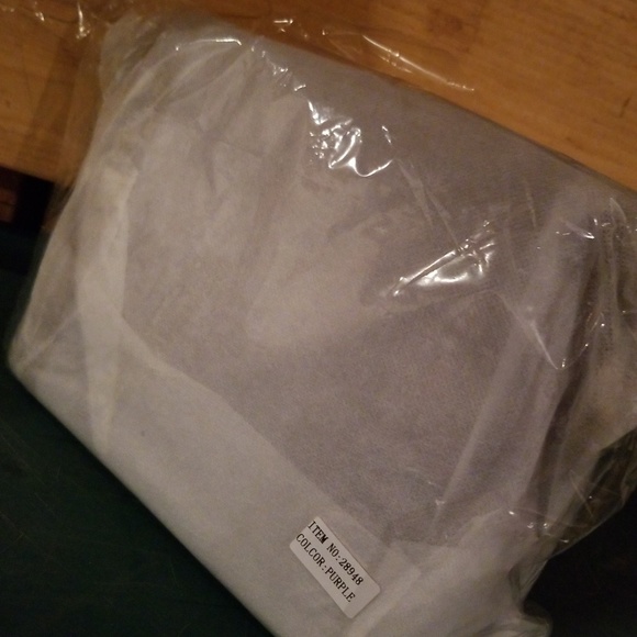 Structured Crossbody Purse, Removable Strap- PURPL - Picture 6 of 7